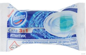 Блок гигиенический для унитаза Domestos "Атлантик", сила 3 в 1, 40 г