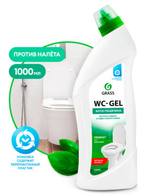 Grass Грасс WC-гель средство для чистки унитазов, кафеля, фаянса 1 л