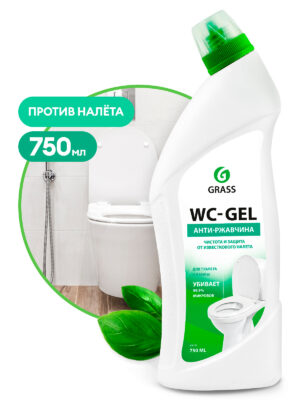 Grass Грасс WC-гель средство для чистки унитазов, кафеля, фаянса 750 мл