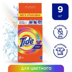 Тайд Автомат Колор   стиральный порошок 9 кг