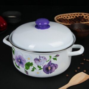 Кастрюля 2.9 л 16124 АП2 "Анютины глазки"