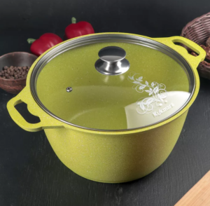 Кастрюля 2,0л со стекл. кр. АП "Trendy style" (lime) к21tsl Кукмор