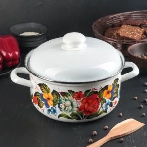 Кастрюля Татьяна эмаль 2.9 л
