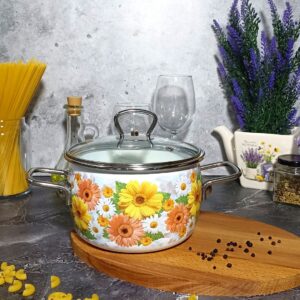 Кастрюля 2,0л сф. Fernanda 1SC165S белосн.