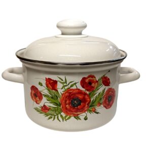 Кастрюля 3,0л  июнь эмаль