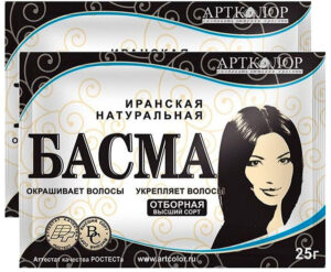 Басма  иранская натуральная (бумаж.уп.) 25 гр